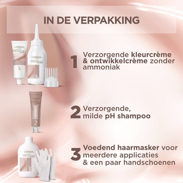L'Oréal Paris Excellence 1U Nudes crna trajna boja za kosu