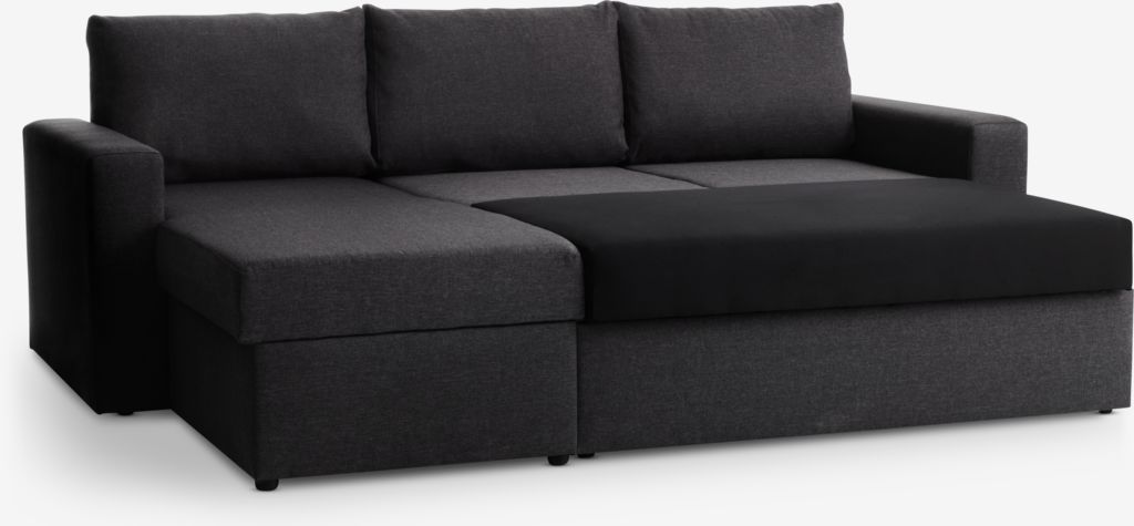 MARSLEV MARSLEV Sofa na razvlačenje s ležaljkom, tamno siva