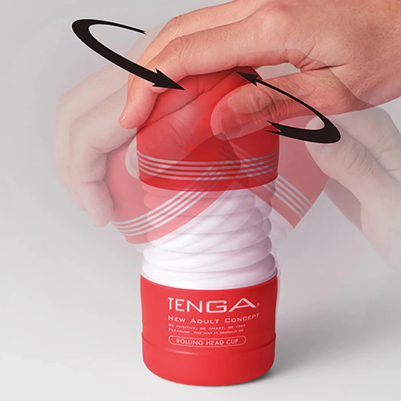 Tenga Rolling Head Cup Wegwerp Masturbator