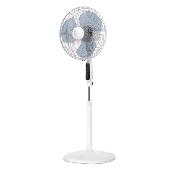 ROWENTA Essential+ VU4440F0 - Elektronisk og lydløs standerventilator - 3 hastigheder