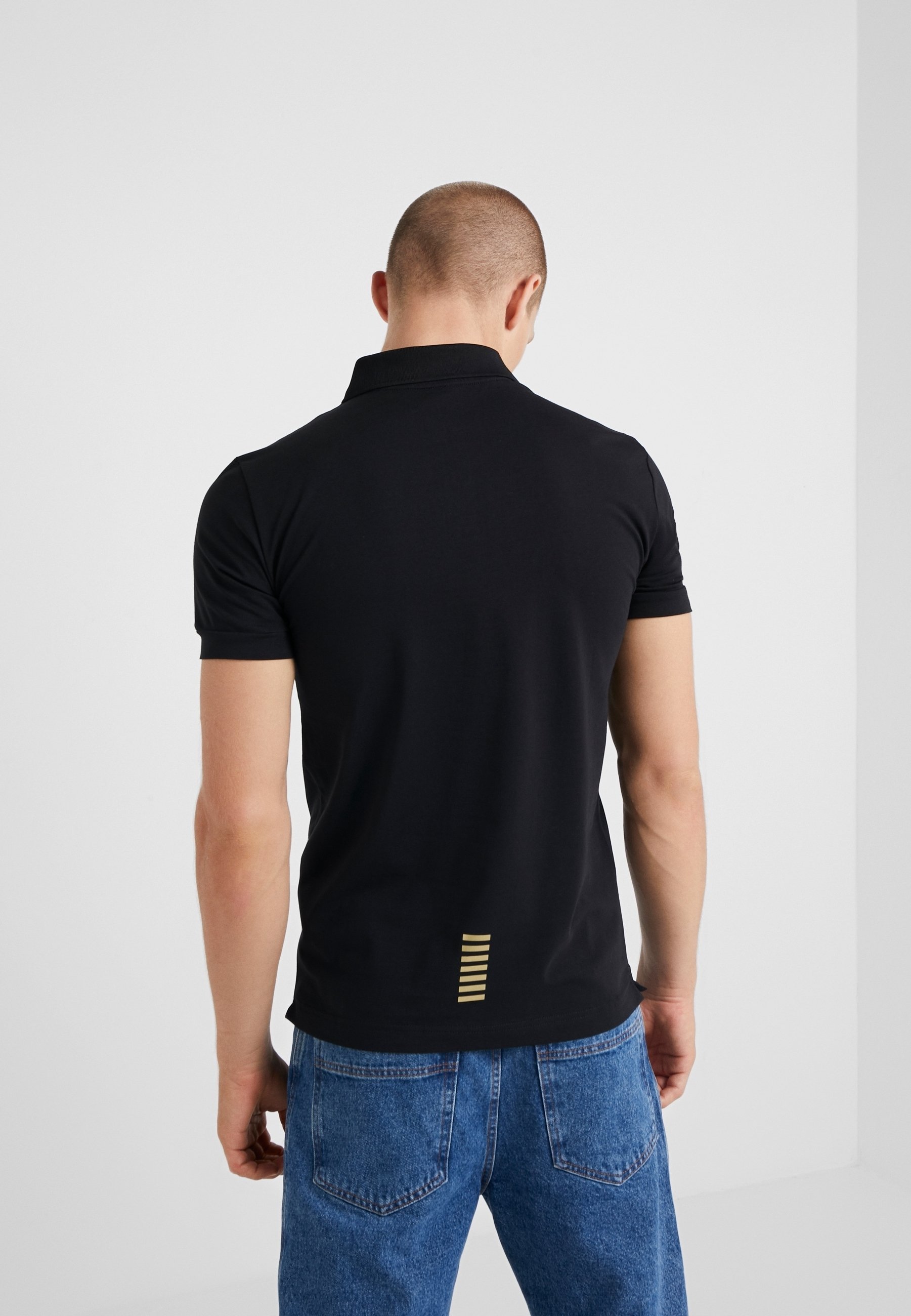 Camisa polo EA7 Emporio Armani - preta