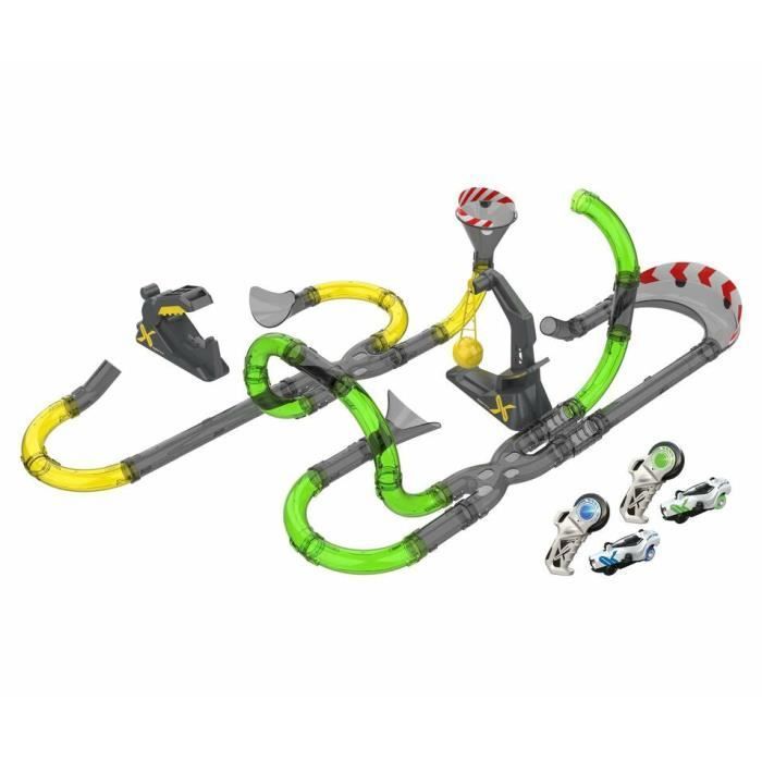 Circuit de voitures télécommandées - Sliverlit - Exost Loop Dual Challenge - 2 voitures - 2 télécommandes - 3D