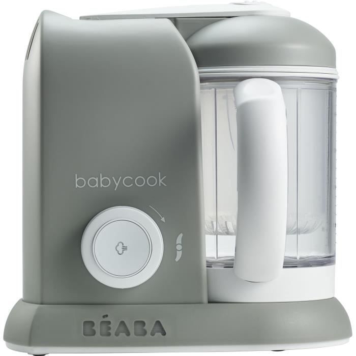 Processador de alimentos para bebês - BEABA - Babycook® Solo - 1100 ml - Cinza