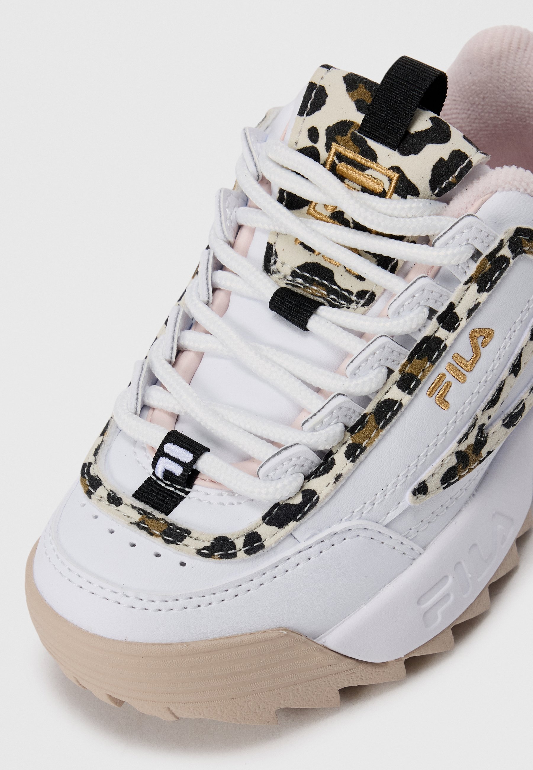 Fila DISRUPTOR - Scarpe da ginnastica - bianco/marrone Oxford