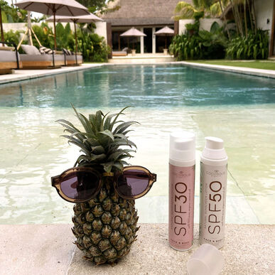 Cocosolis naturlig solkremlotion SPF30 solkrem for ansikt og kropp, mineralfilter, 100 ml