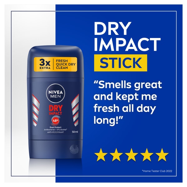 NIVEA MEN Dry Impact antiperspirant tuhý 50ml