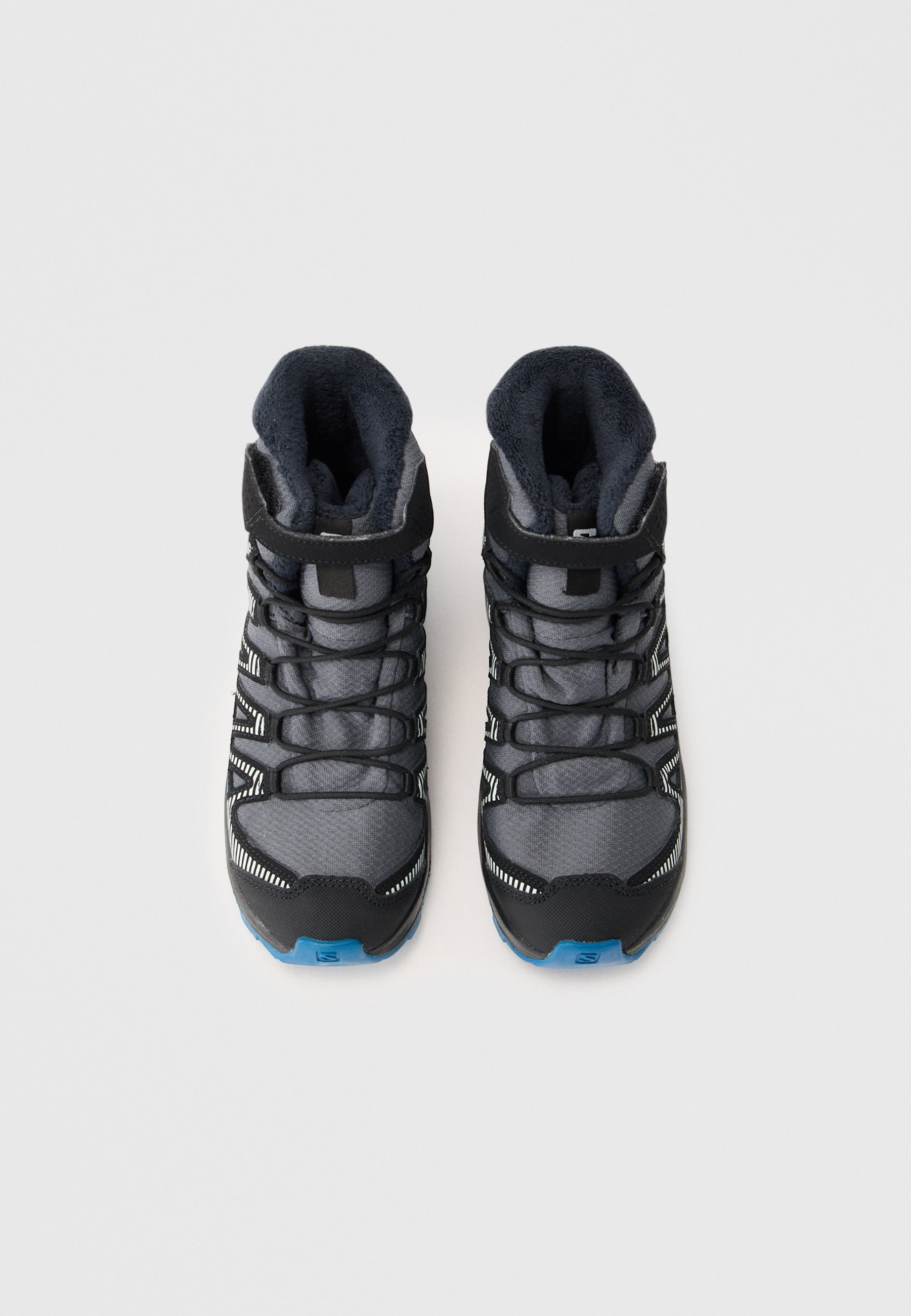Salomon XA PRO V8 UNISEX - Winterlaarzen - turbulence/zwart/donkerblauw