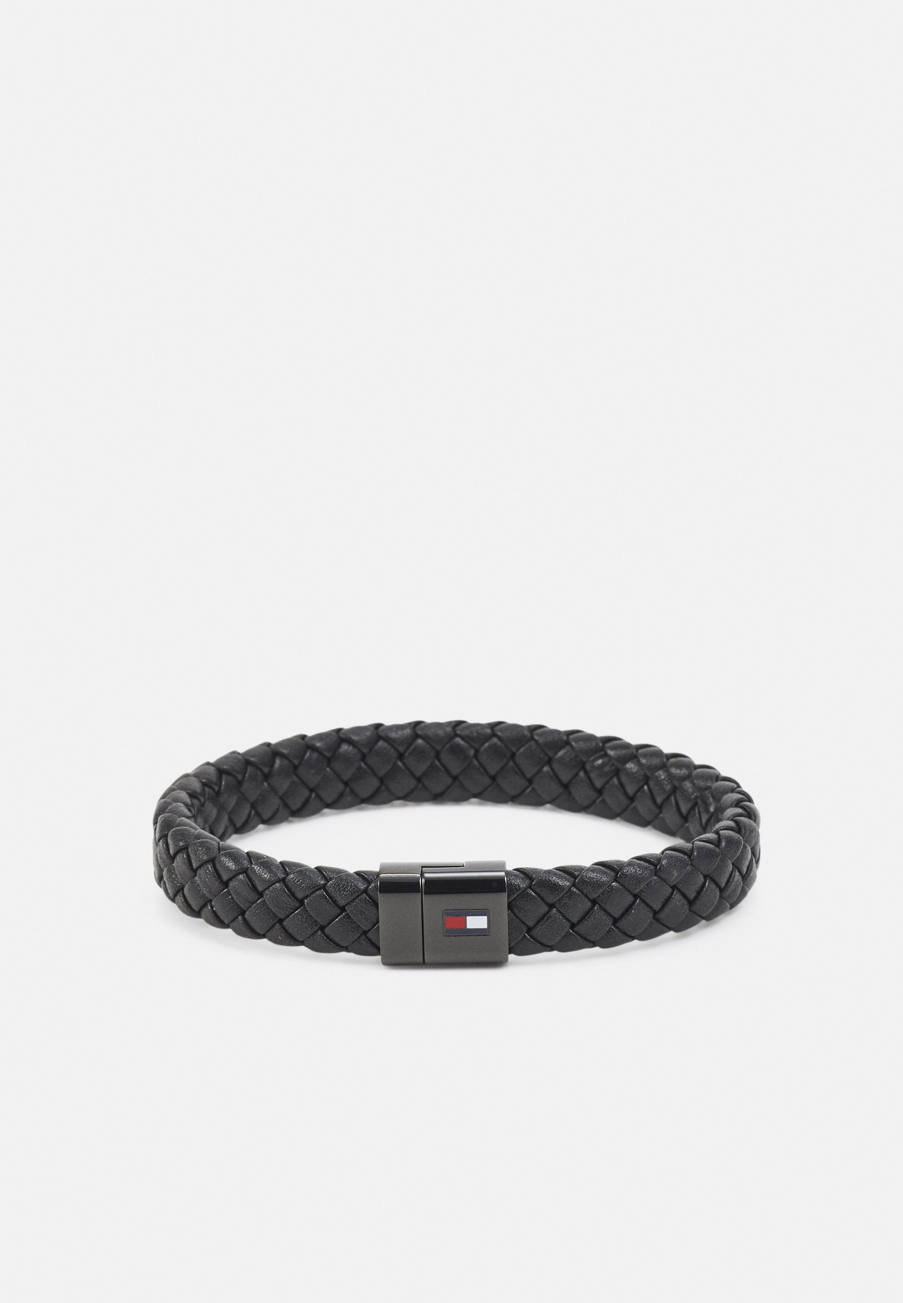 Tommy Hilfiger ronde gevlochten armband - Armband - zwart