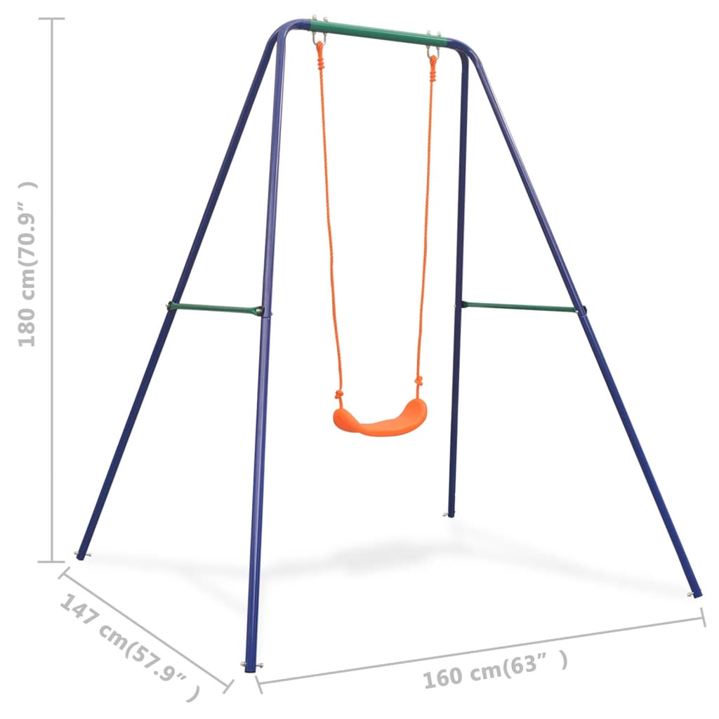 Columpio Individual Vidaxl 160 X 147 X 180 cm