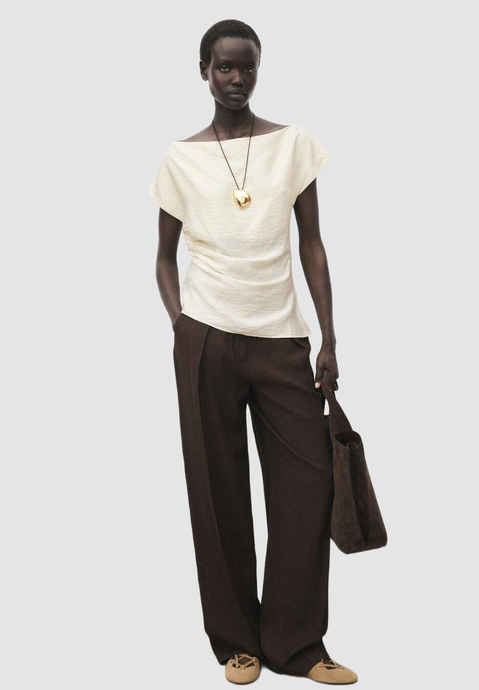 Mango Bluse – weiß