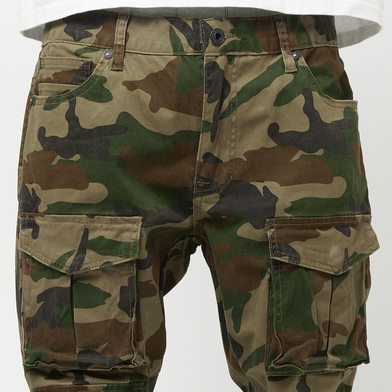 Pantalones de sarga con bolsillos utilitarios