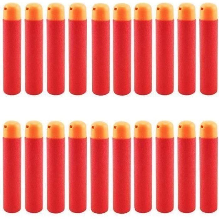 Dardos Stillcool® - 60 unidades - Vermelhos - Compatíveis com Nerf N-Strike Mega - Esponja e gel de sílica