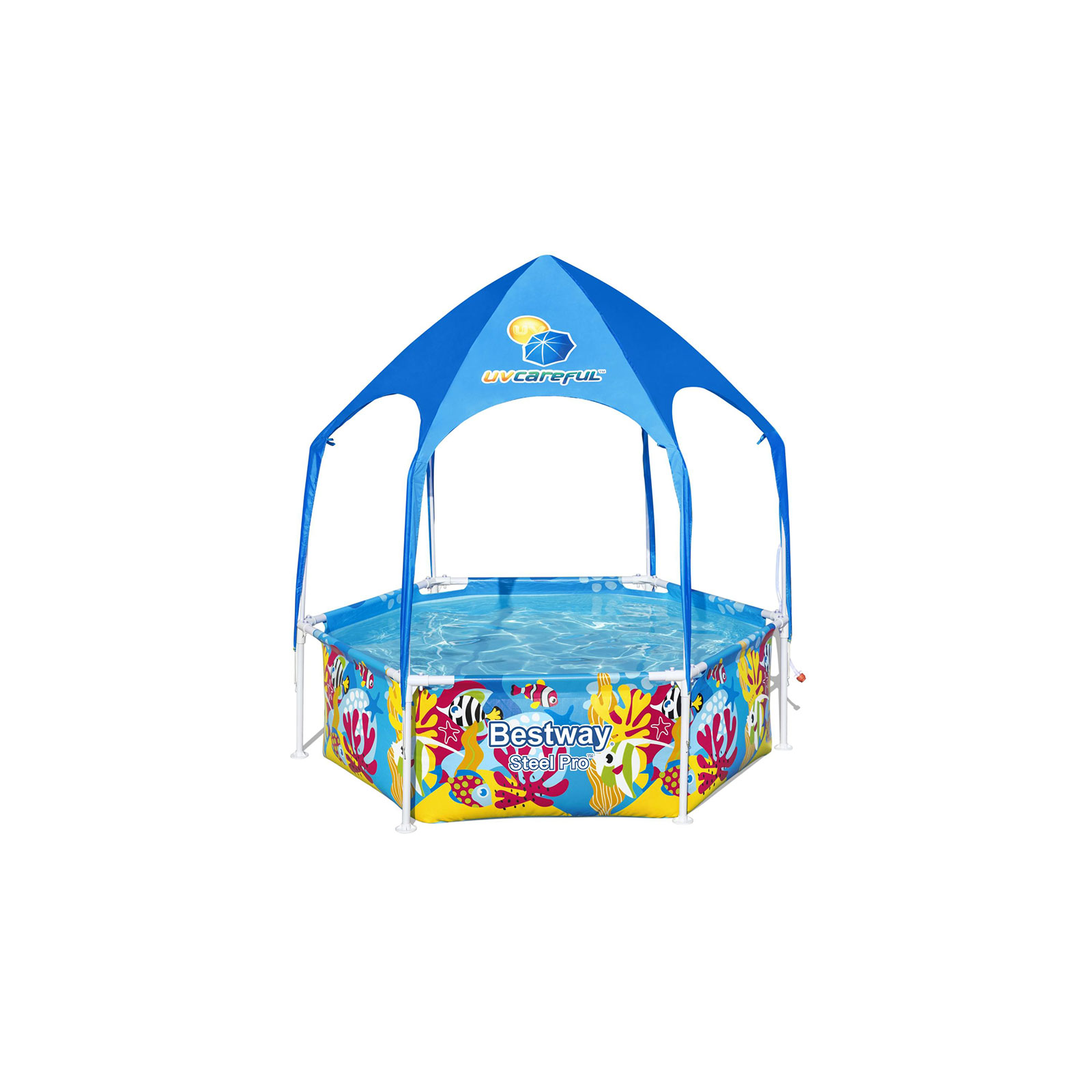 Piscine pour enfants Bestway Steel Pro avec parasol 183 x 51 cm