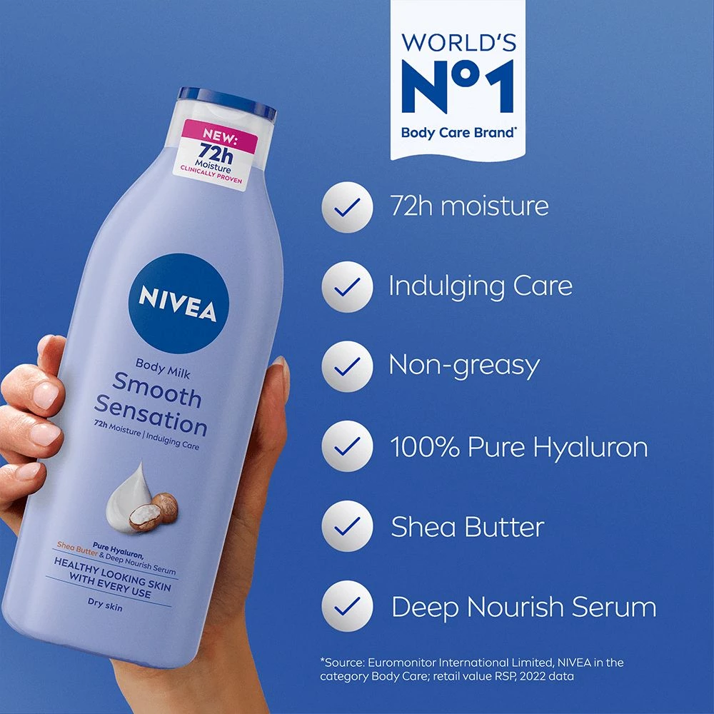 Неодољиво глатки лосион за тело 250 мл - NIVEA