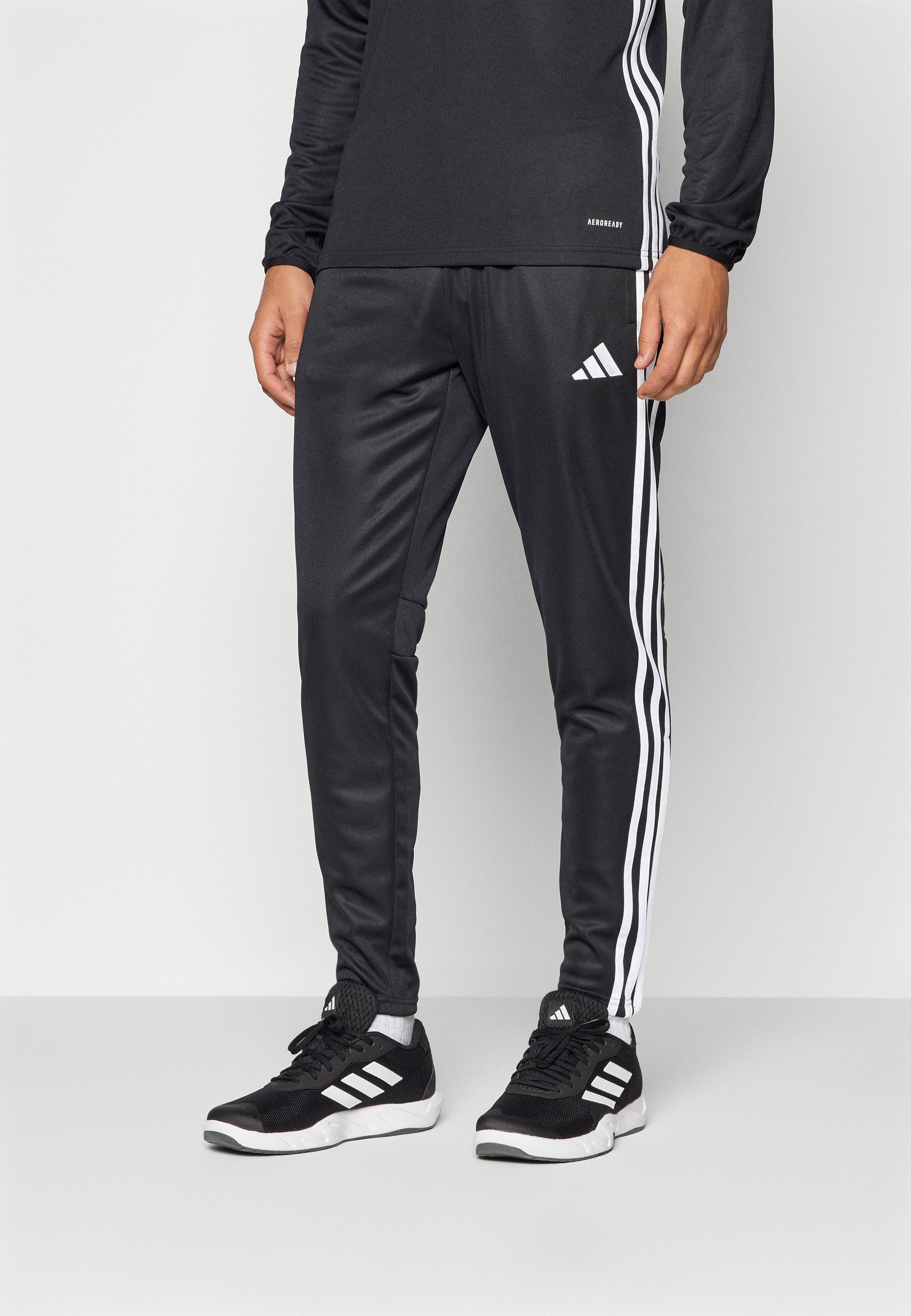 adidas Performance TIRO 25 ESSENTIALS - Trainingsbroek - zwart/wit