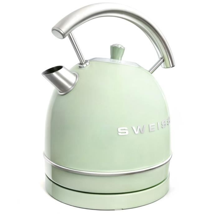 Vintage Kettle - SWEISS - KTL7 - 2200 W - 1.8 L - 360° Swivel Base - Green