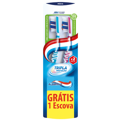 Cepillo de dientes Aquafresh Triple Protección Mediano 1 unidad 1 unidad