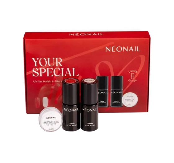 NeoNail Your Special Trio zestaw do manicure hybrydowego z pyłkiem