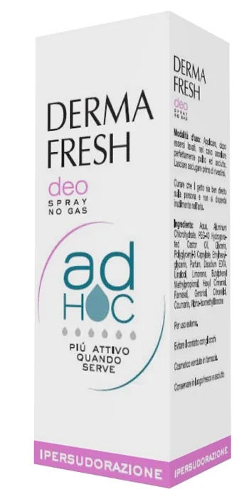 DERMAFRESH Dermafresh Ad Hoc desodorante antitranspirante em spray sem gases 100 ml