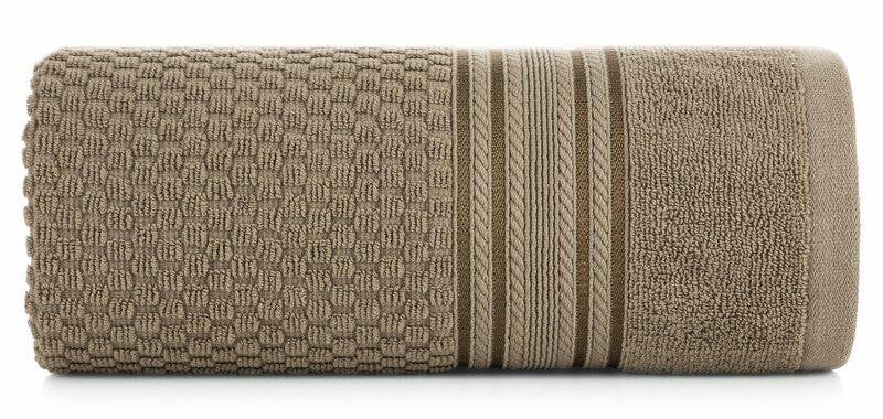 Ręcznik Davos 30x50 beżowy frotte 500 g/m2
