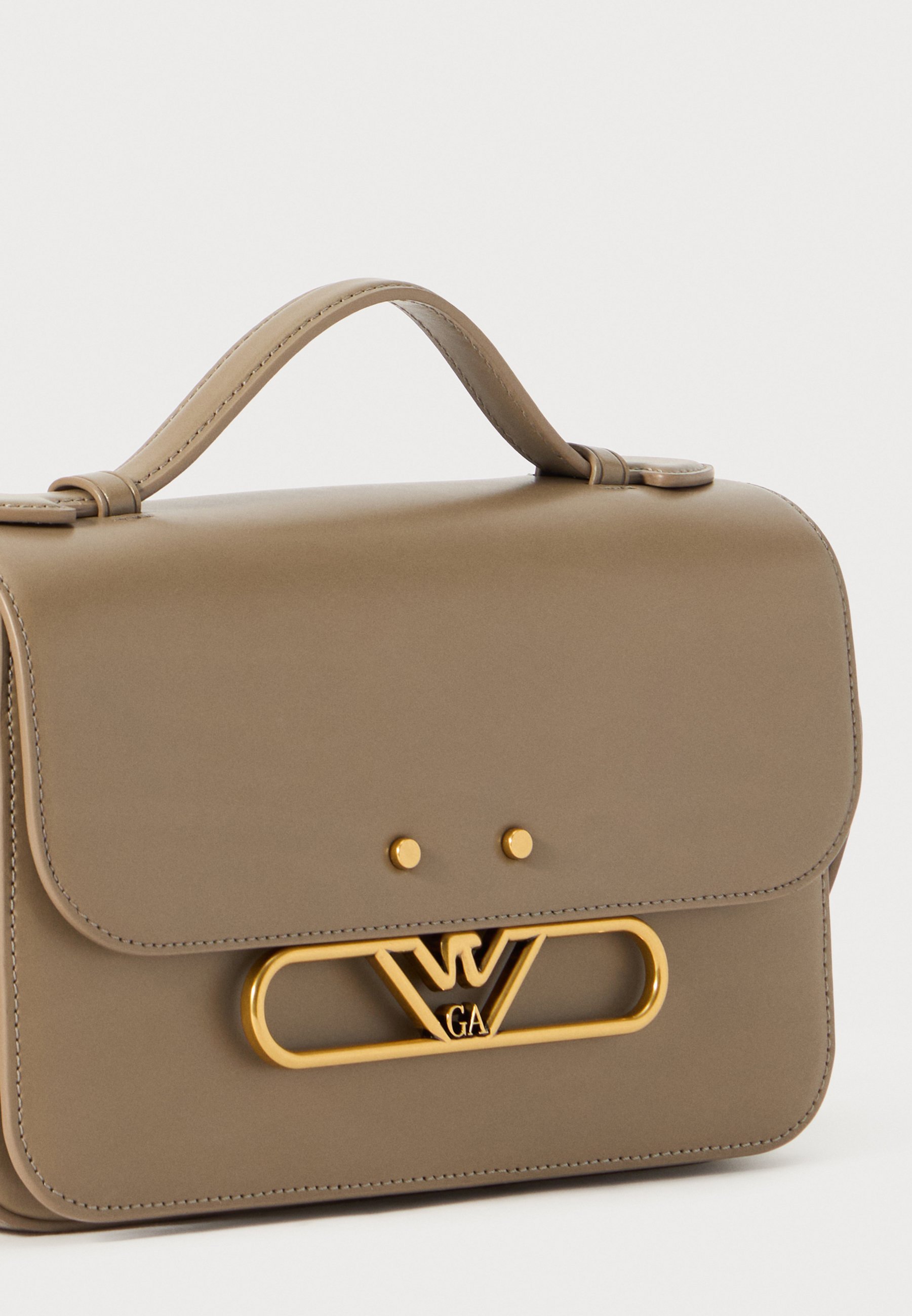 Borsa a mano Emporio Armani - color tortora