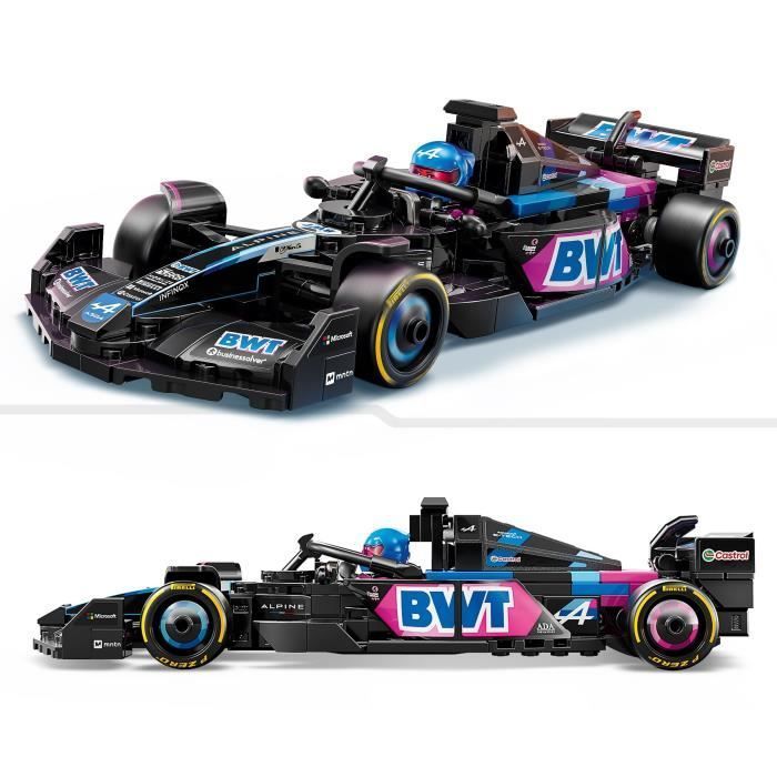LEGO Speed Champions 77248 BWT Alpine Team A524 Auto di Formula 1 - Set di costruzioni per bambini dai 10 anni in su