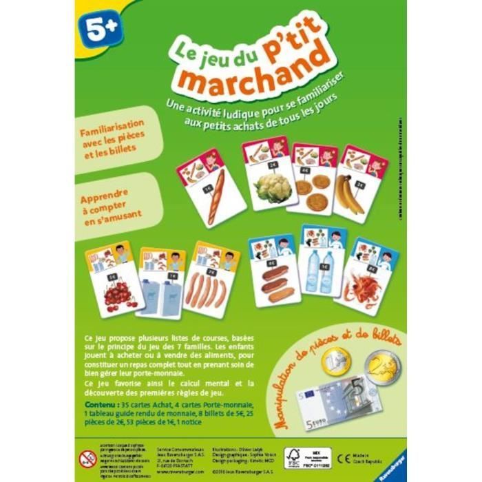 The Little Shopkeeper Game - Educational Game - Buying and Selling - Introduction to Mental Arithmetic - Ravensburger - Ages 5+