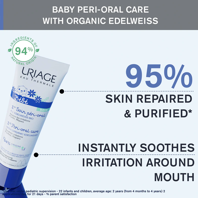 Uriage Bébé 1st Peri-Oral Care creme regenerador para áreas irritadas da boca
