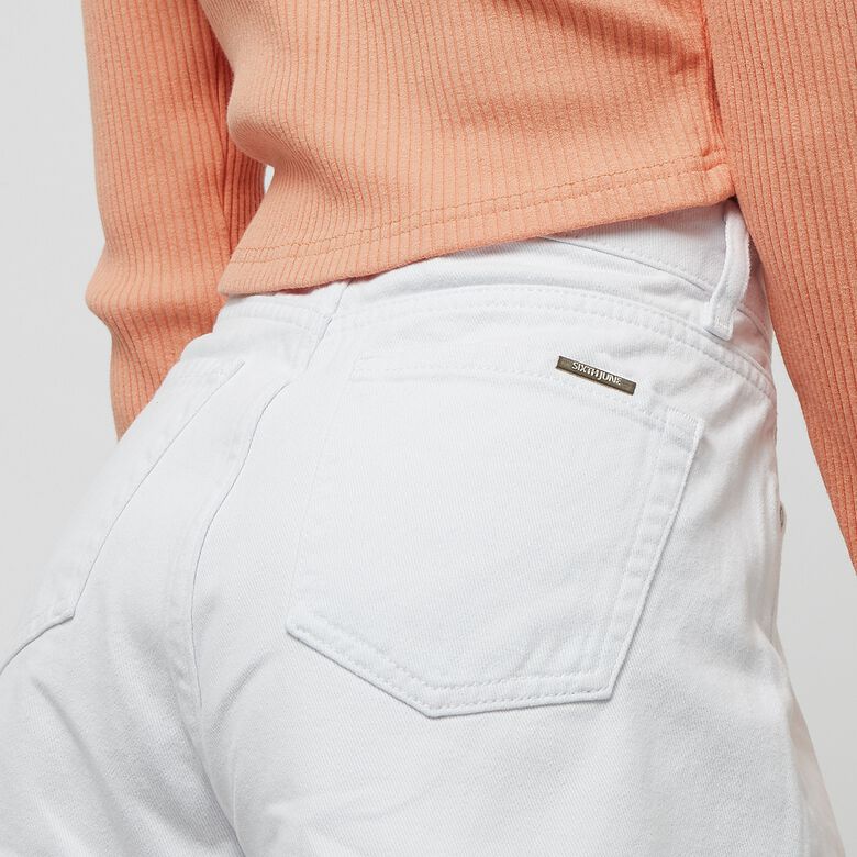 Gekleurde denim korte broek