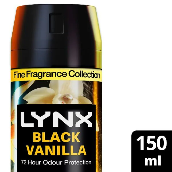 Lynx Fine Fragrance Premium sprej za tijelo Crna vanilija 150ml