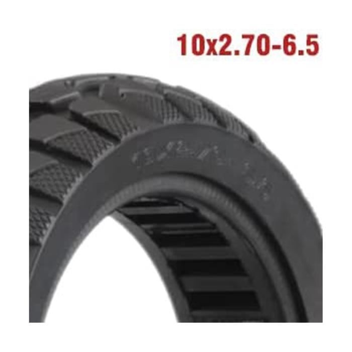 Neumático macizo de 10 pulgadas, neumático macizo sin cámara 10X2.70-6.5 para scooter, neumáticos macizos a prueba de pinchazos para