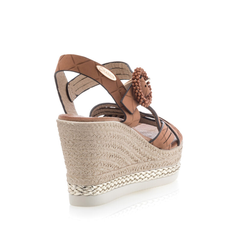 Bruine damessandalen / open teenschoenen