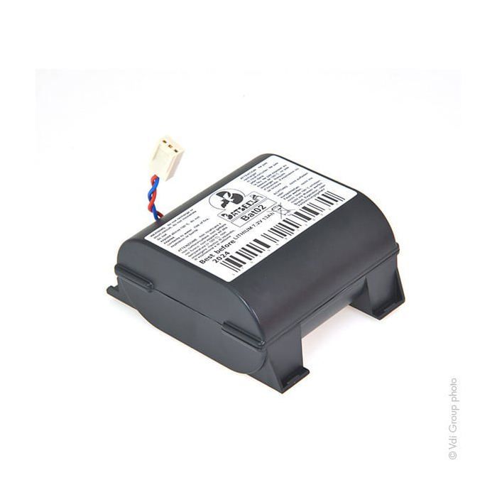 BATSECUR Alarm Battery BAT02 7.2V 13.0Ah Compatible with DAITEM/LOGISTY with casing
