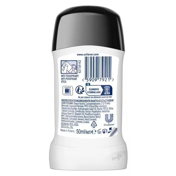 Rexona Advanced Protection 72H Inivisible On Black & White antiperspirant u stiku 50ml