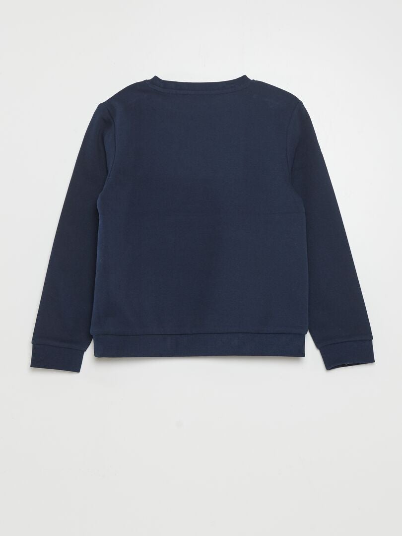 Fleece sweatshirt - BLAUW