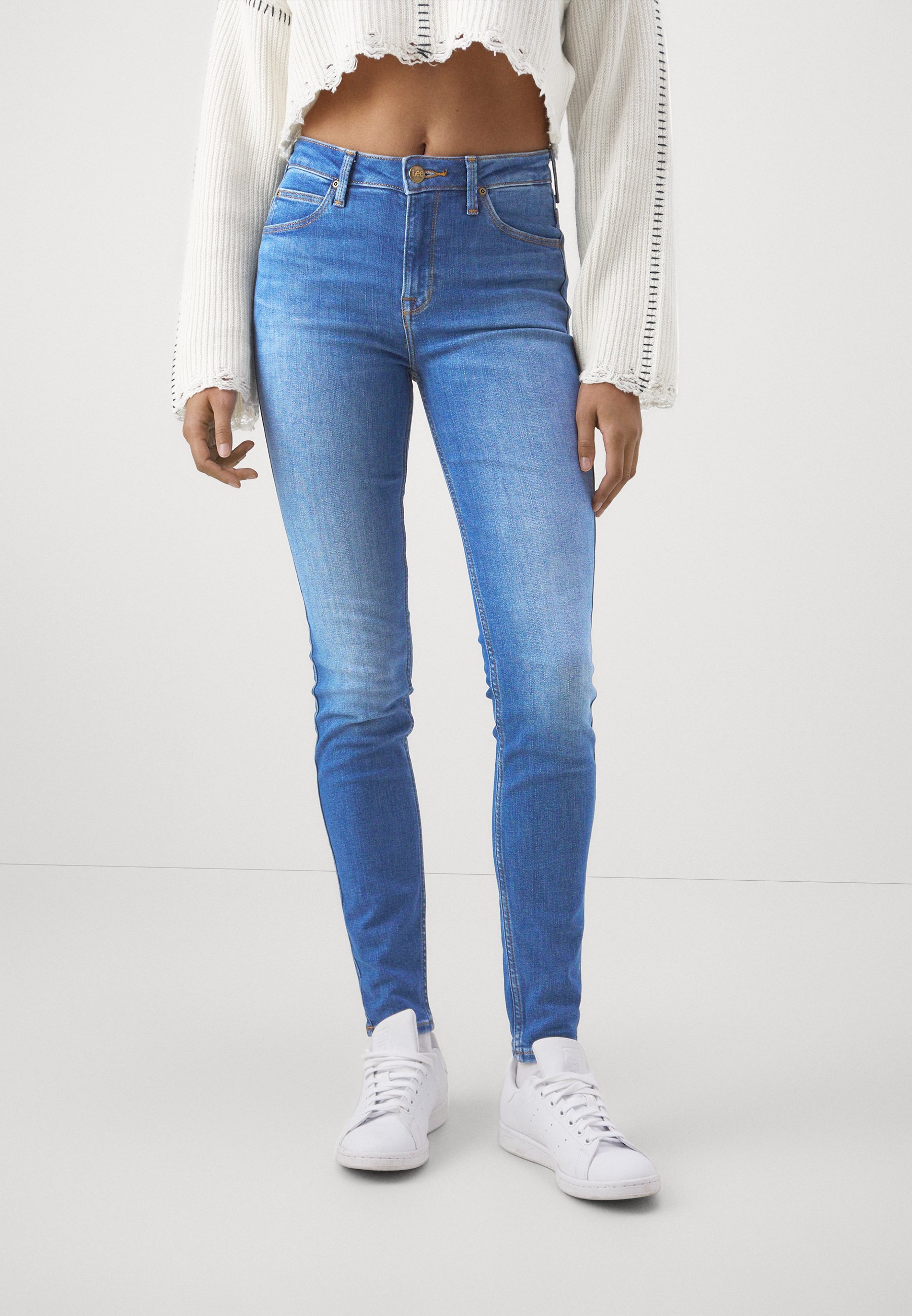 Lee SCARLETT - Calça Jeans Skinny Fit - jeans azul