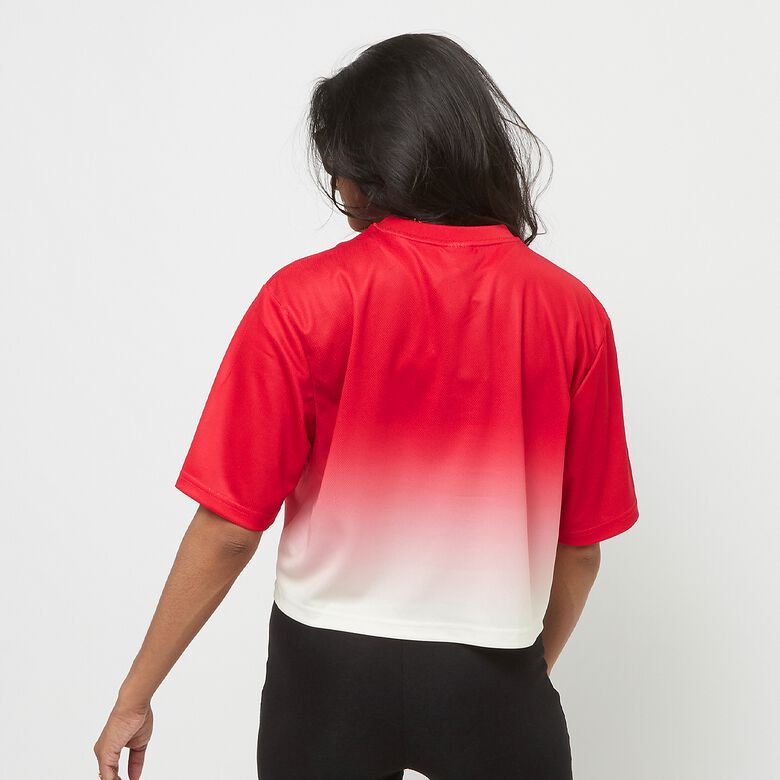 Retro crop top met kleurverloop