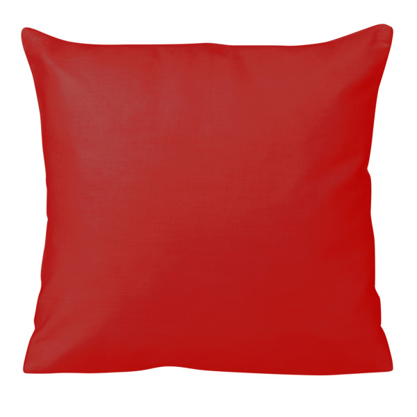 Poszewka satynowa 40x40 czerwona 029 jednobarwna