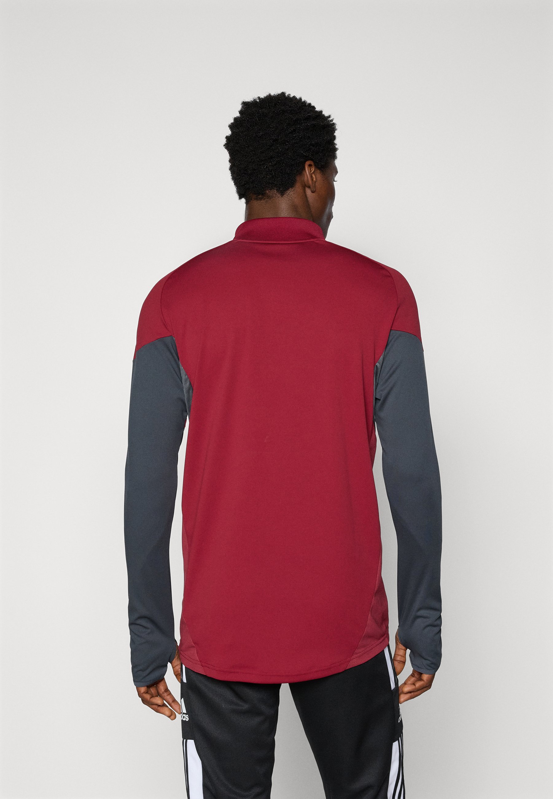 Maillot d'entraînement adidas Performance Arsenal FC - Tenue du club - Col des couleurs bordeaux/gris foncé