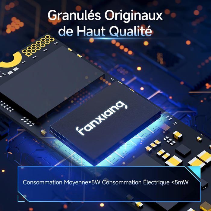 Unidade de estado sólido interna Fanxiang S690Q NVMe de 1 TB M.2 2280 PCIe 4.0