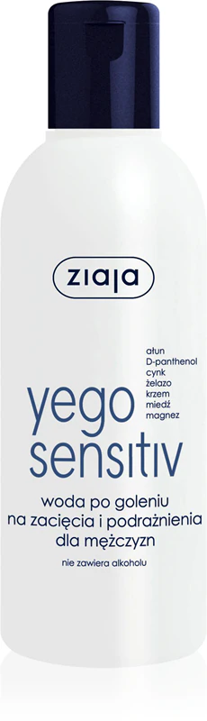 Ziaja Yego Sensitiv pós-barba para cortes e irritações para homens