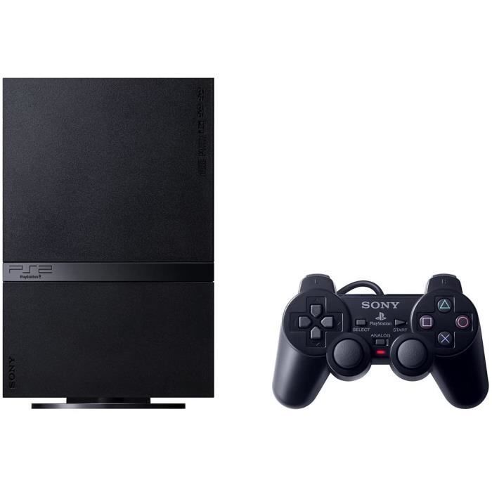 Consola de videojuegos PlayStation 2 - Negra - Paquete con GTA San Andreas - 10 juegos incluidos