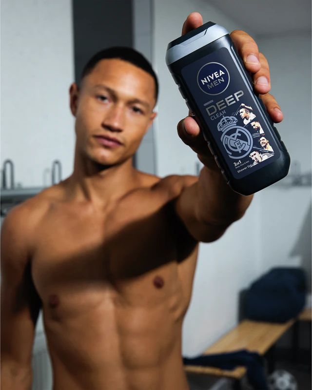 NIVEA MEN Real Madrid Gel de Banho Refrescante 3 em 1