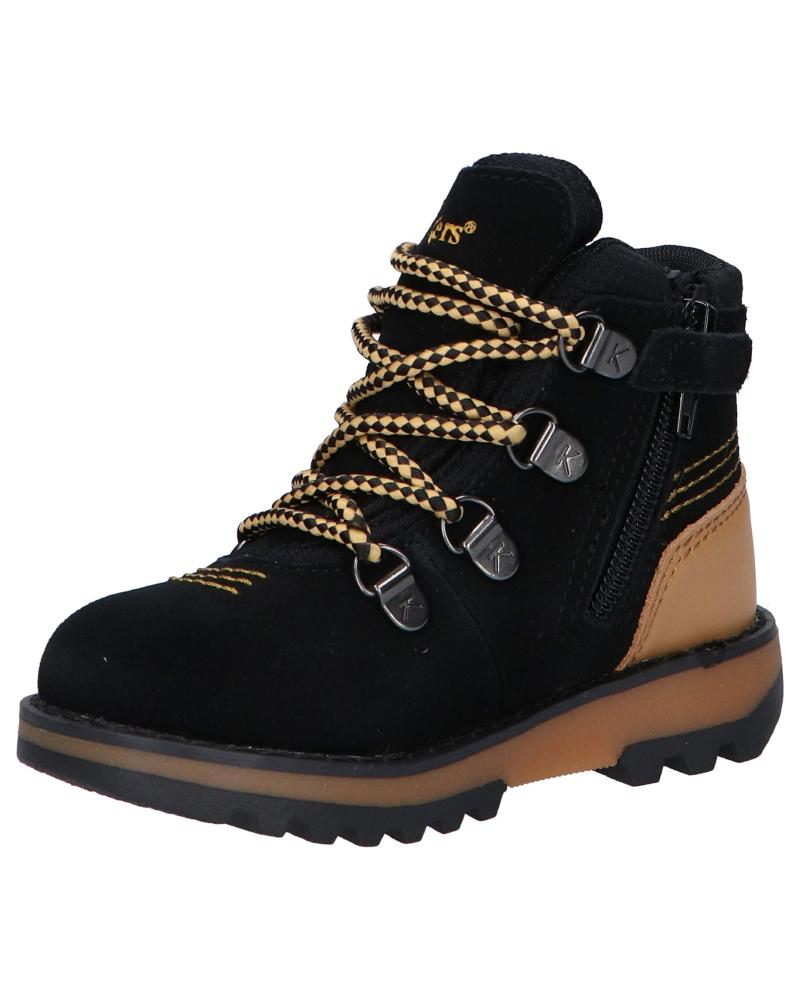  Kickers 878760-10 Kicknature Cuir Wildleder-Ankle-Boots