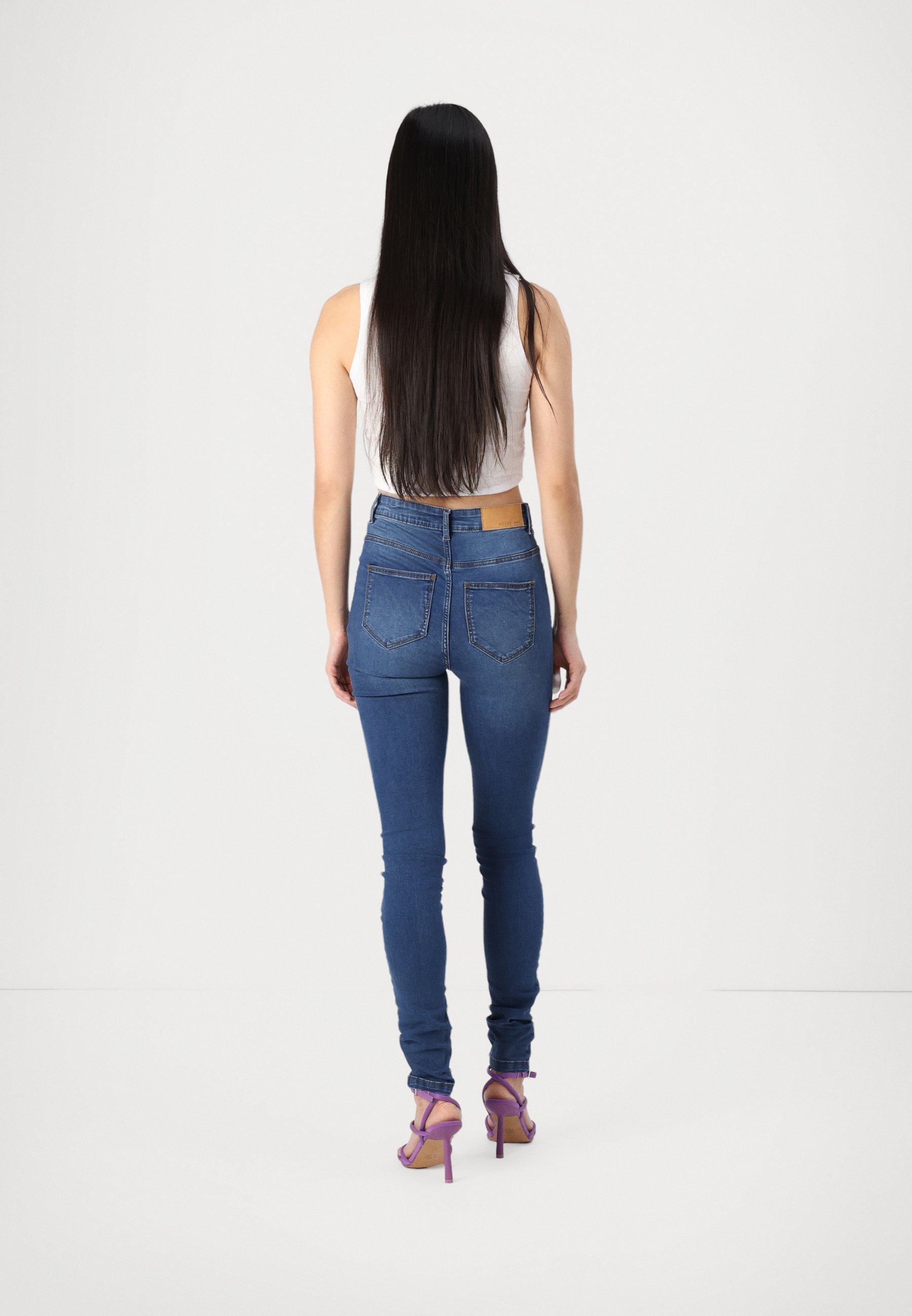 Noisy May NMCALLIE SKINNY - Džíny - black