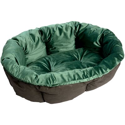 Ferplast grønt veloursofabetræk til Siesta Deluxe hundekurv