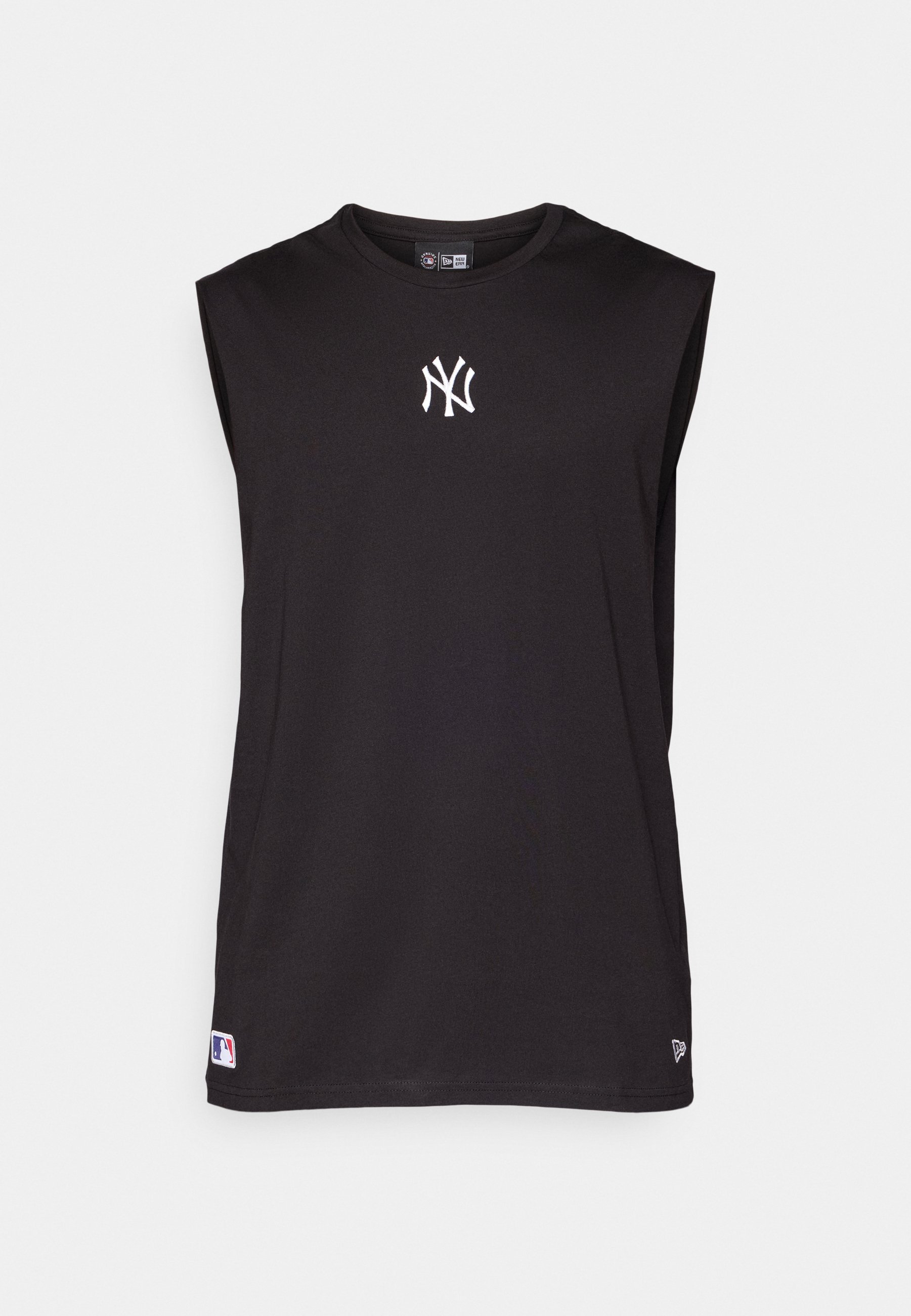 MLB NEW YORK YANKEES HOODY TEE - Toppi - black/whiteNew Era
