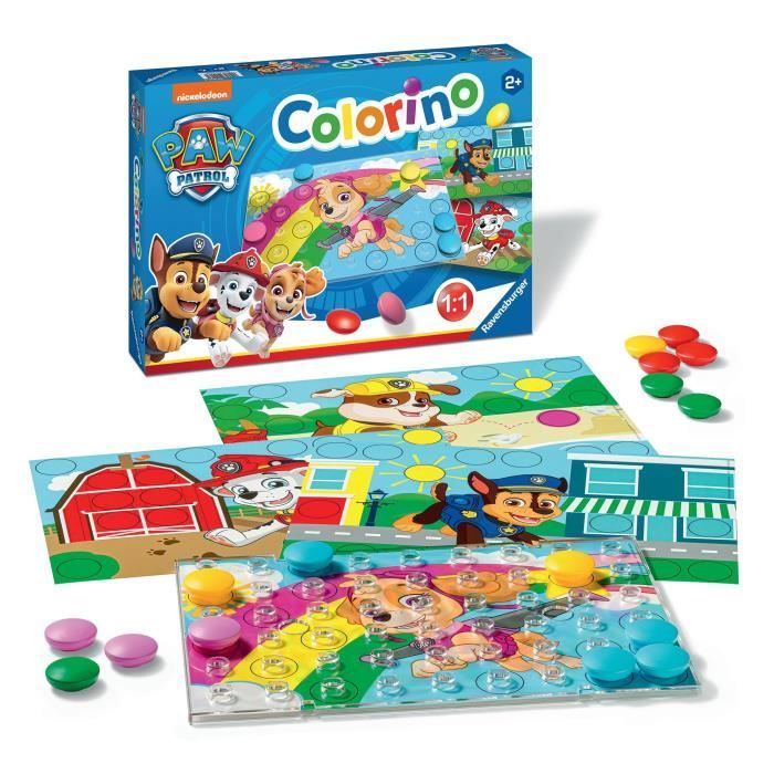 Colorino Paw Patrol, juego educativo, para mayores de 2 años, Ravensburger, Paw Patrol