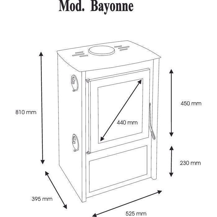 BAYONNE PREMIUM SERIE HOUTKACHEL