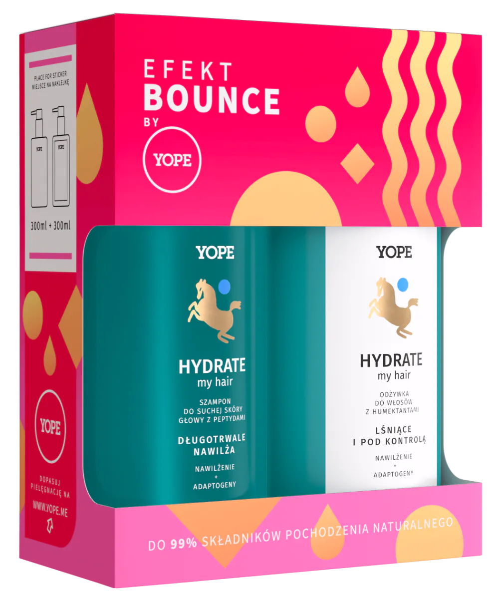 Yope-Zestaw Hydrate (Szampon + Odżywka)